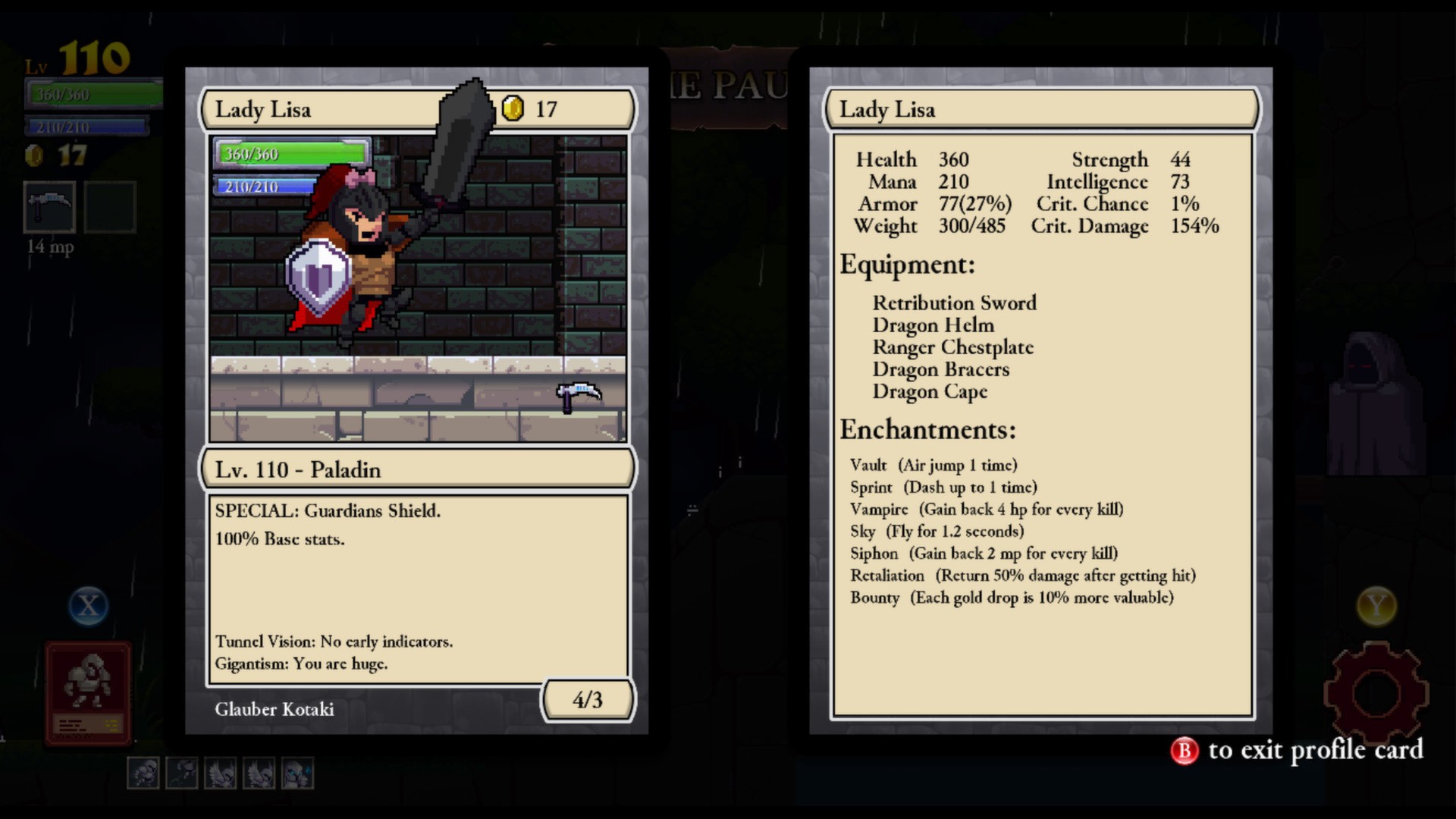 Rogue Legacy「1.4.0 (22644)」