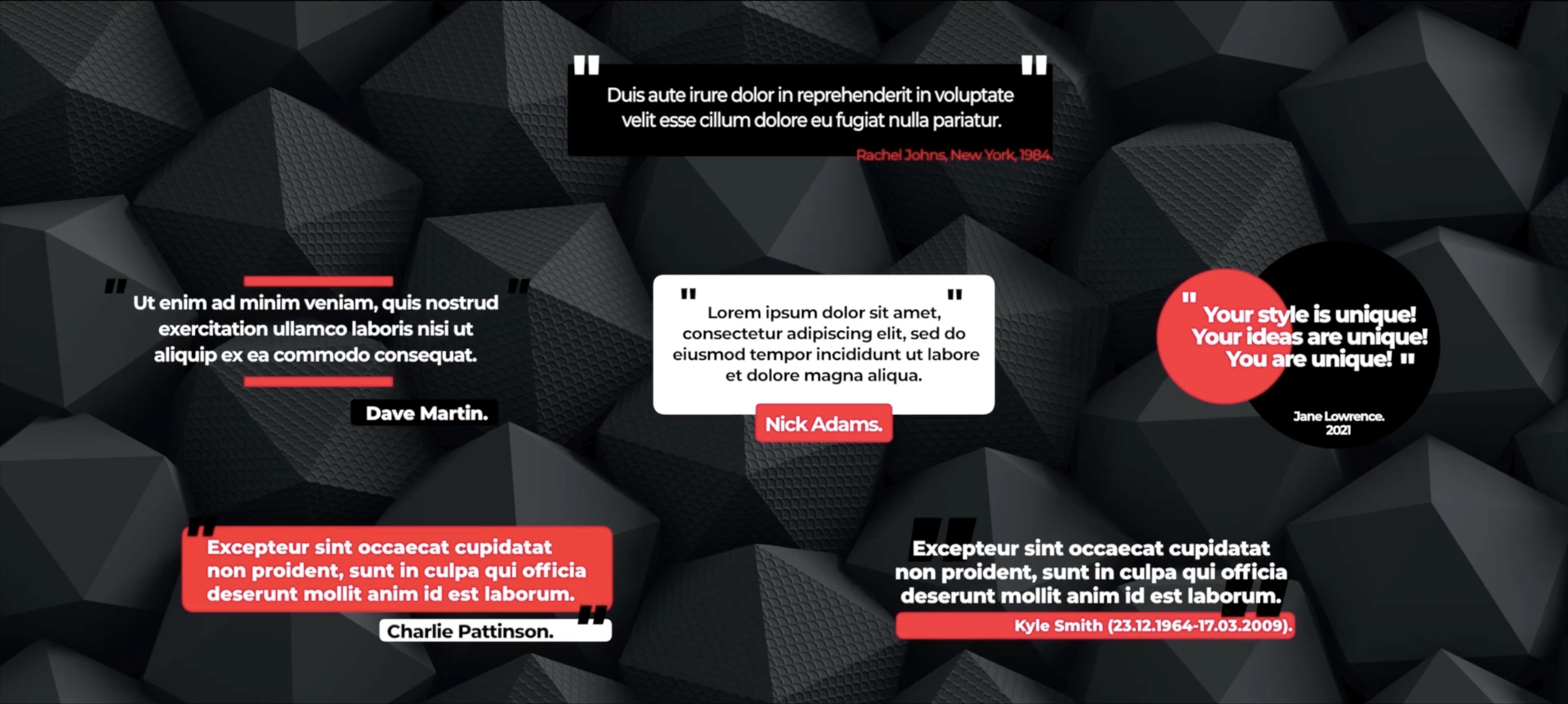 Minimal Quotes