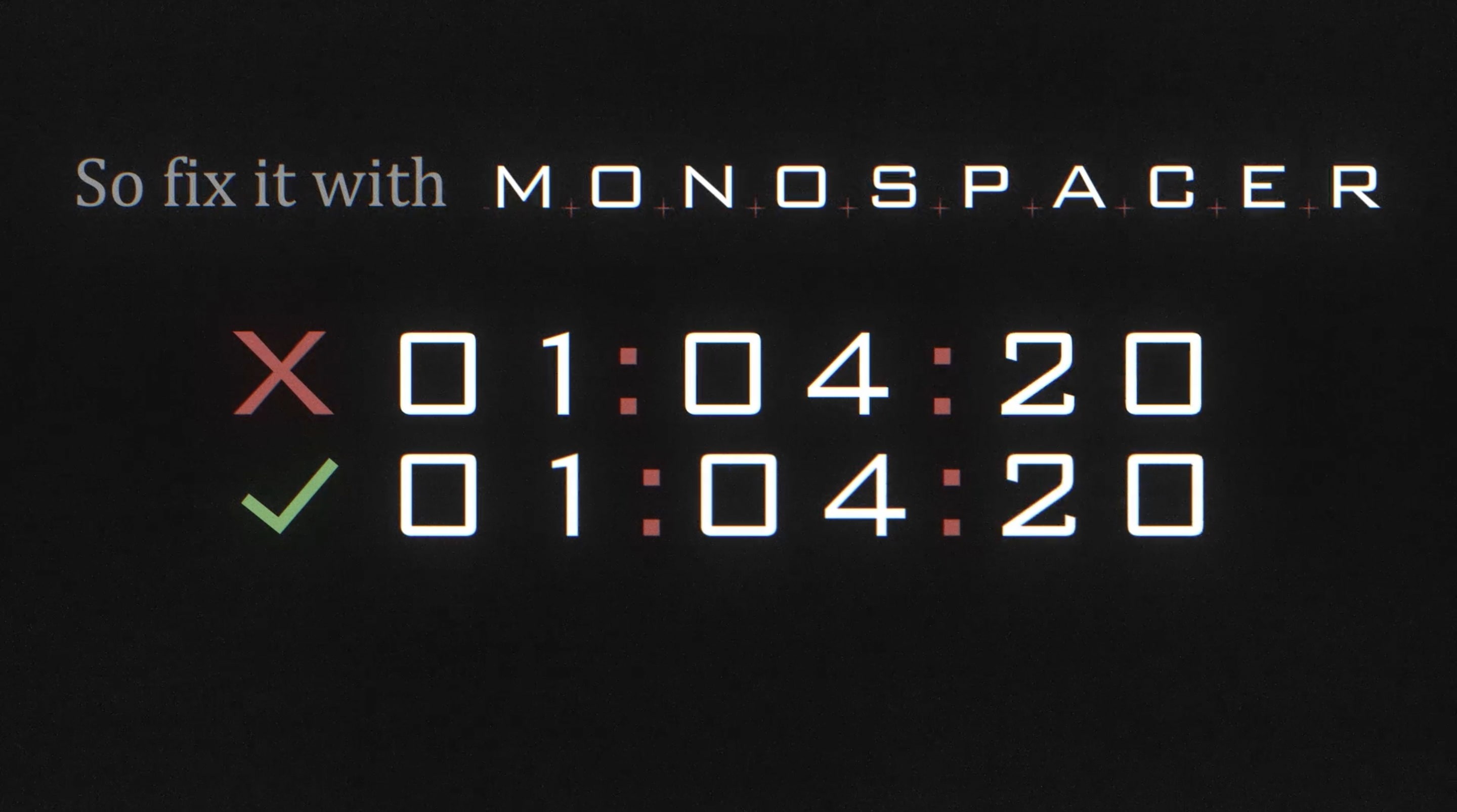 Monospacer「1.2.4」