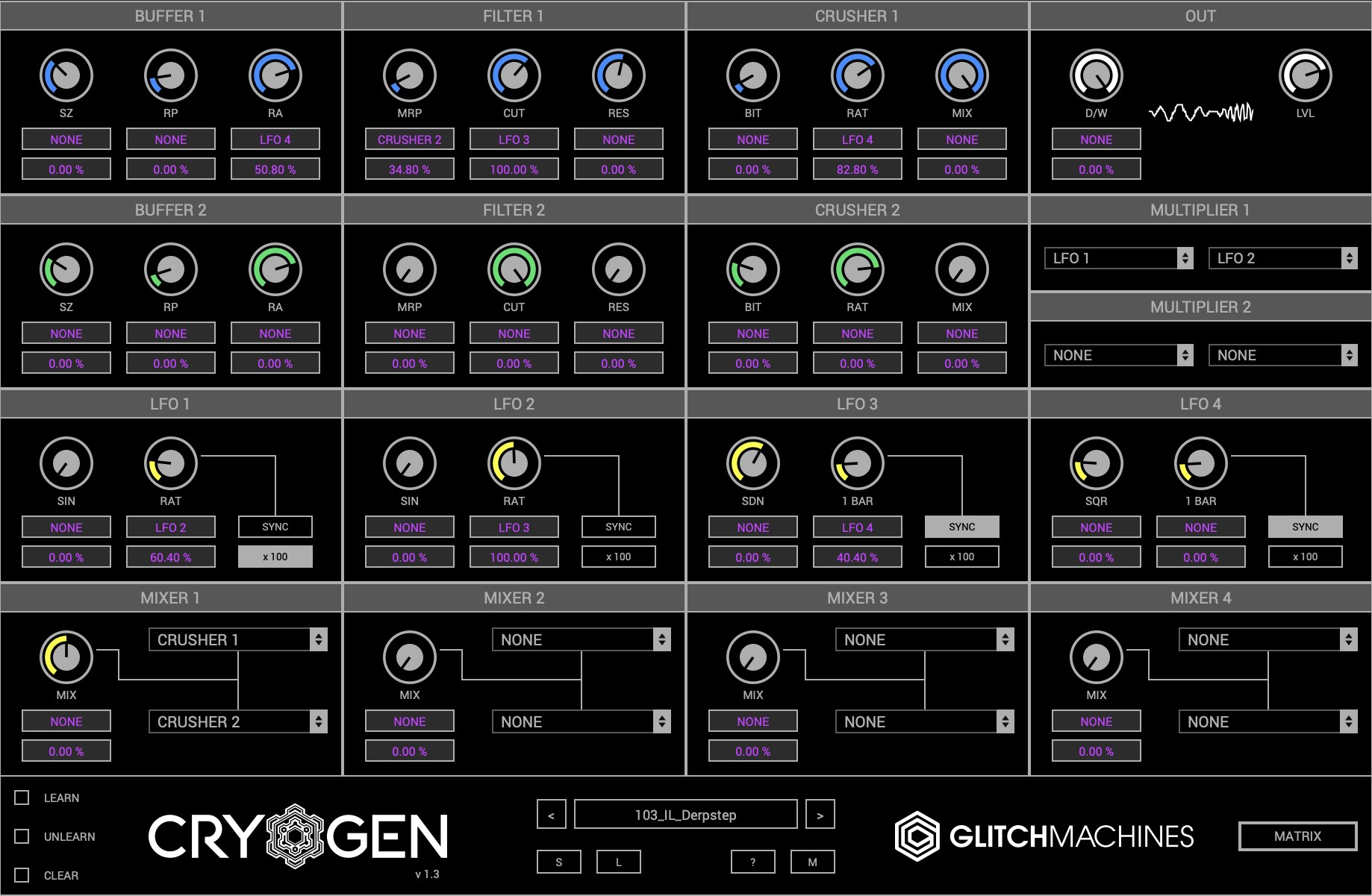 Glitchmachines Cryogen「1.6.0」