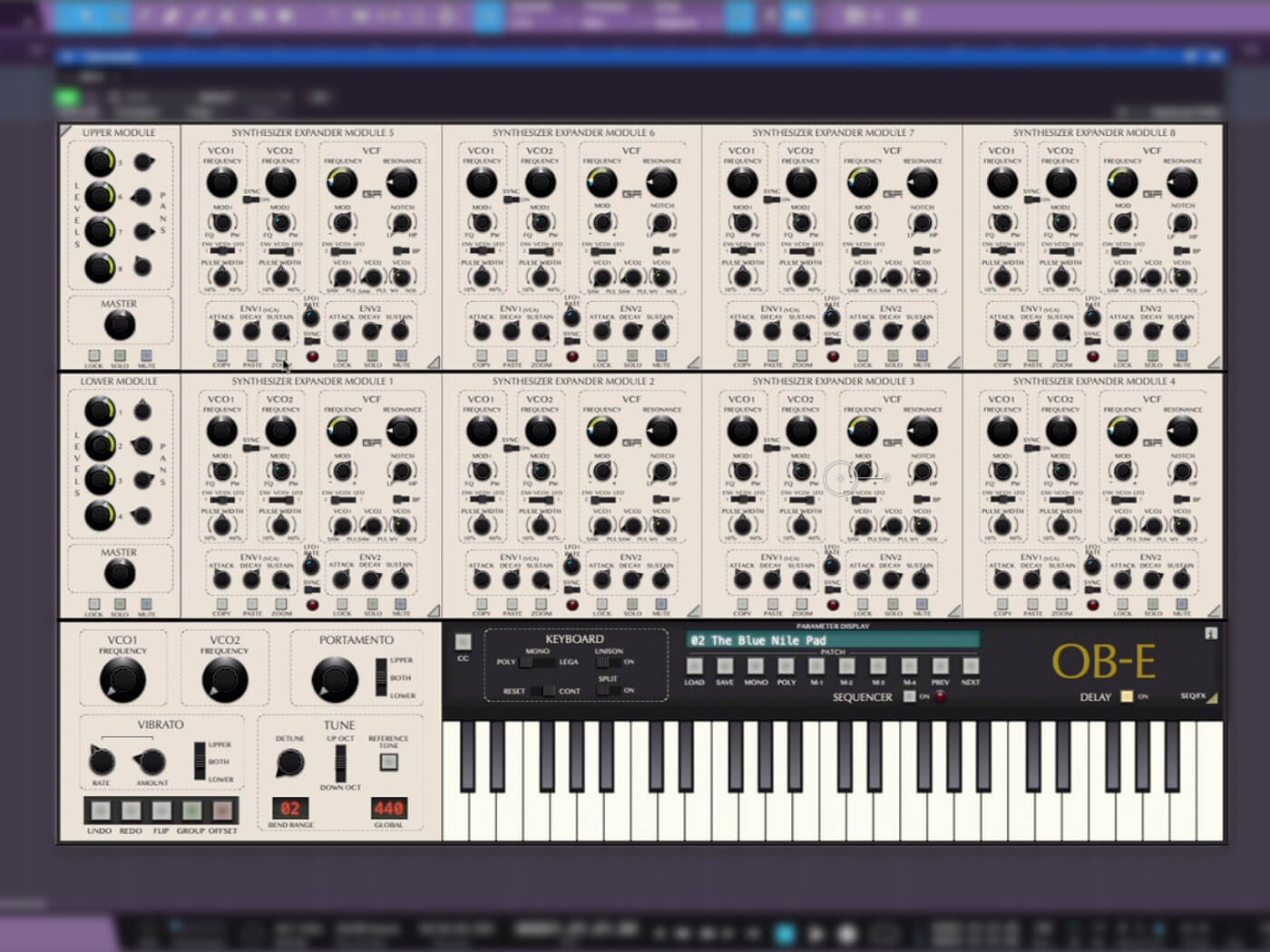 GForce Software Oberheim OB-E「2.5.1」