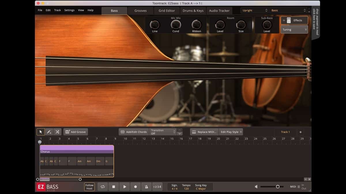 Toontrack EZbass「1.1.5」