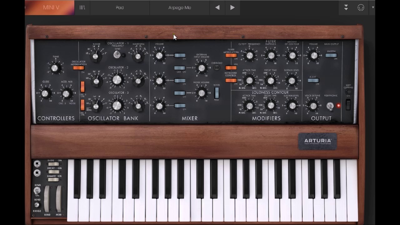 Arturia Mini V「3.12.0 (3422)」