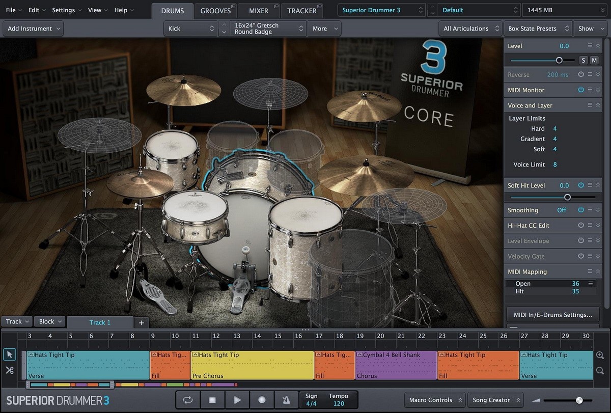Toontrack Superior Drummer「3.3.6」