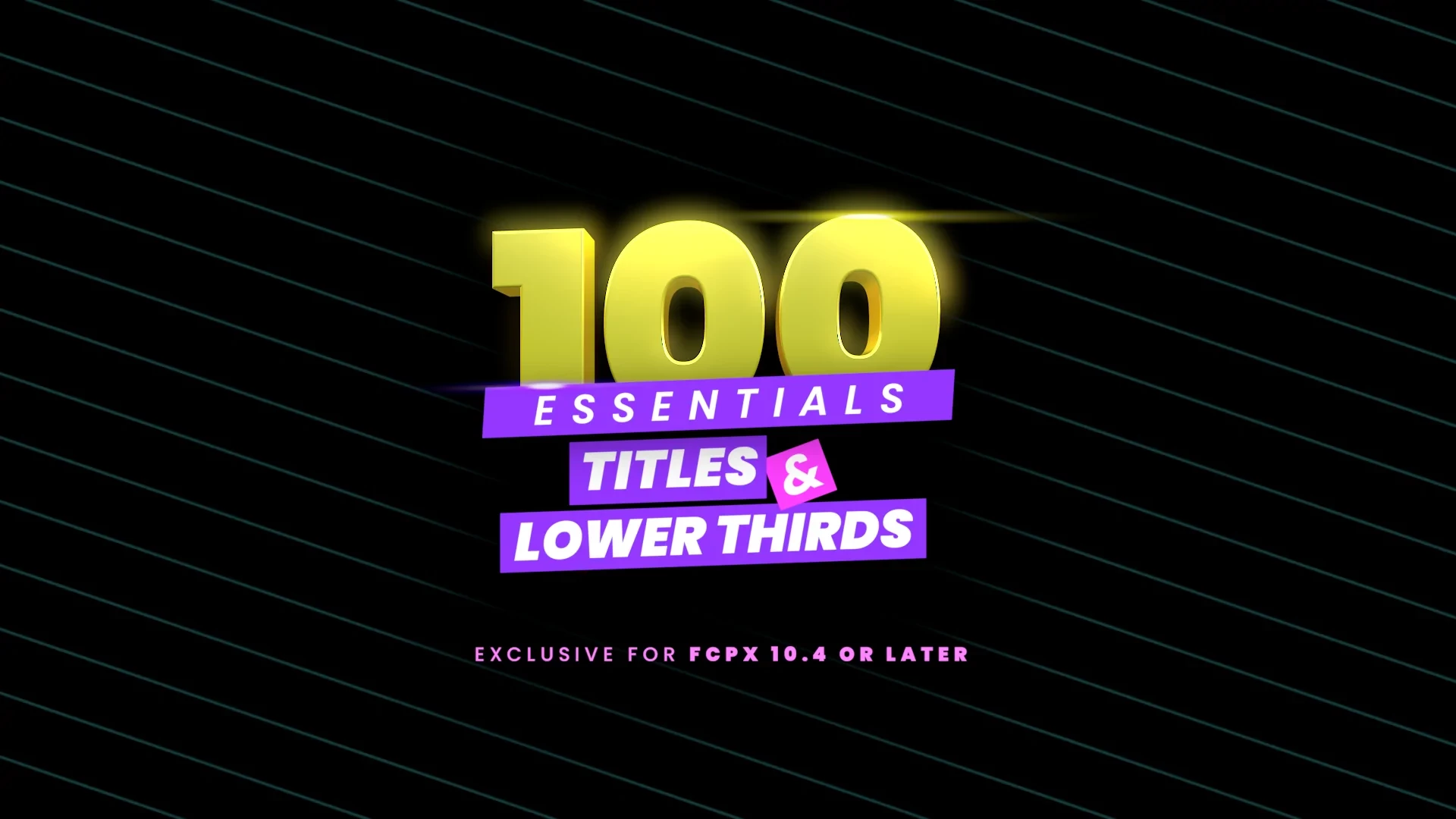 LenoFX 100 Essential Titles & Lower Thirds