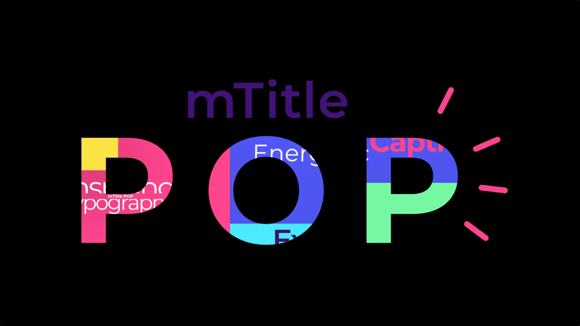 motionVFX mTitle POP