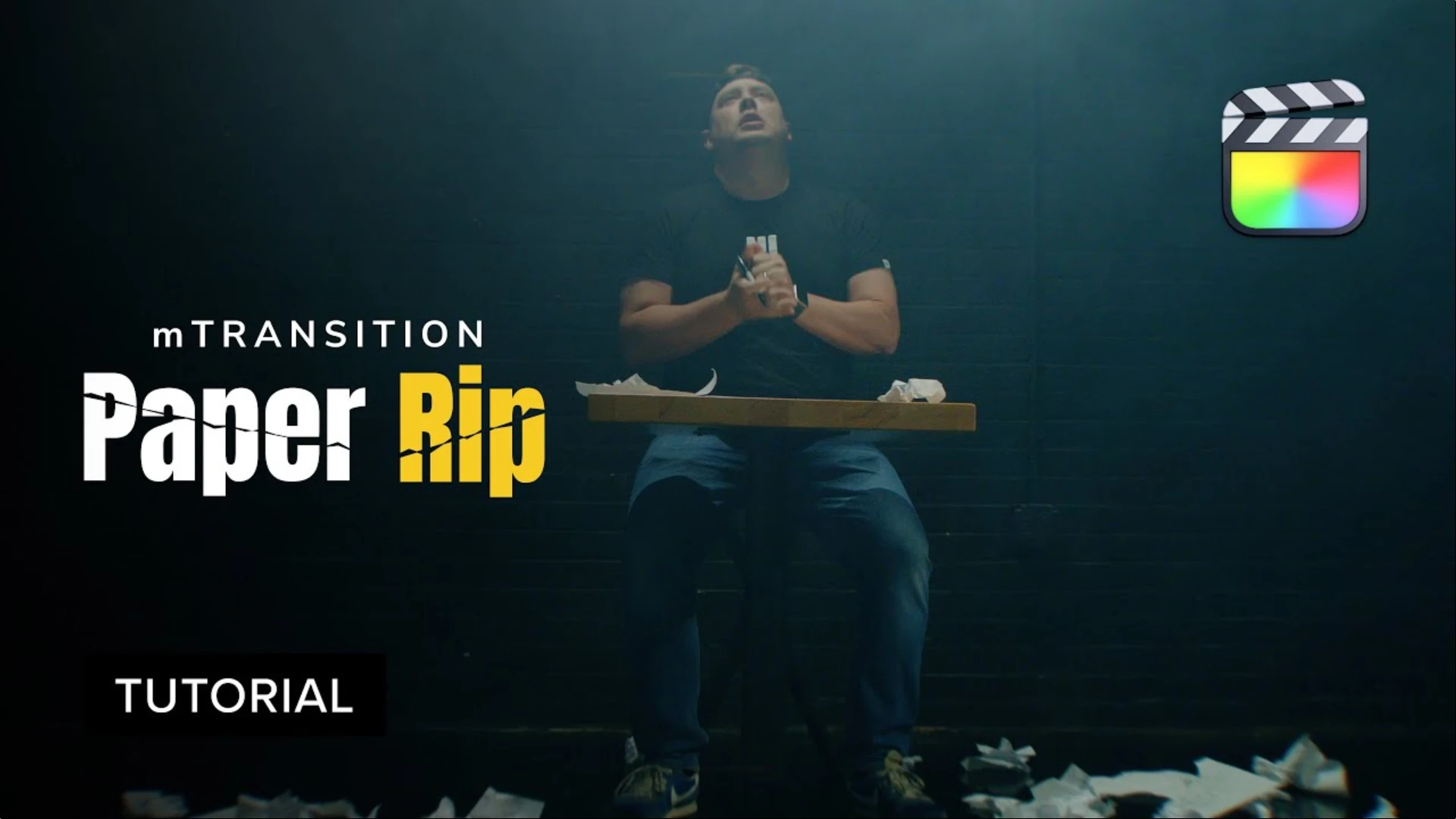 motionVFX mTransition Paper Rip