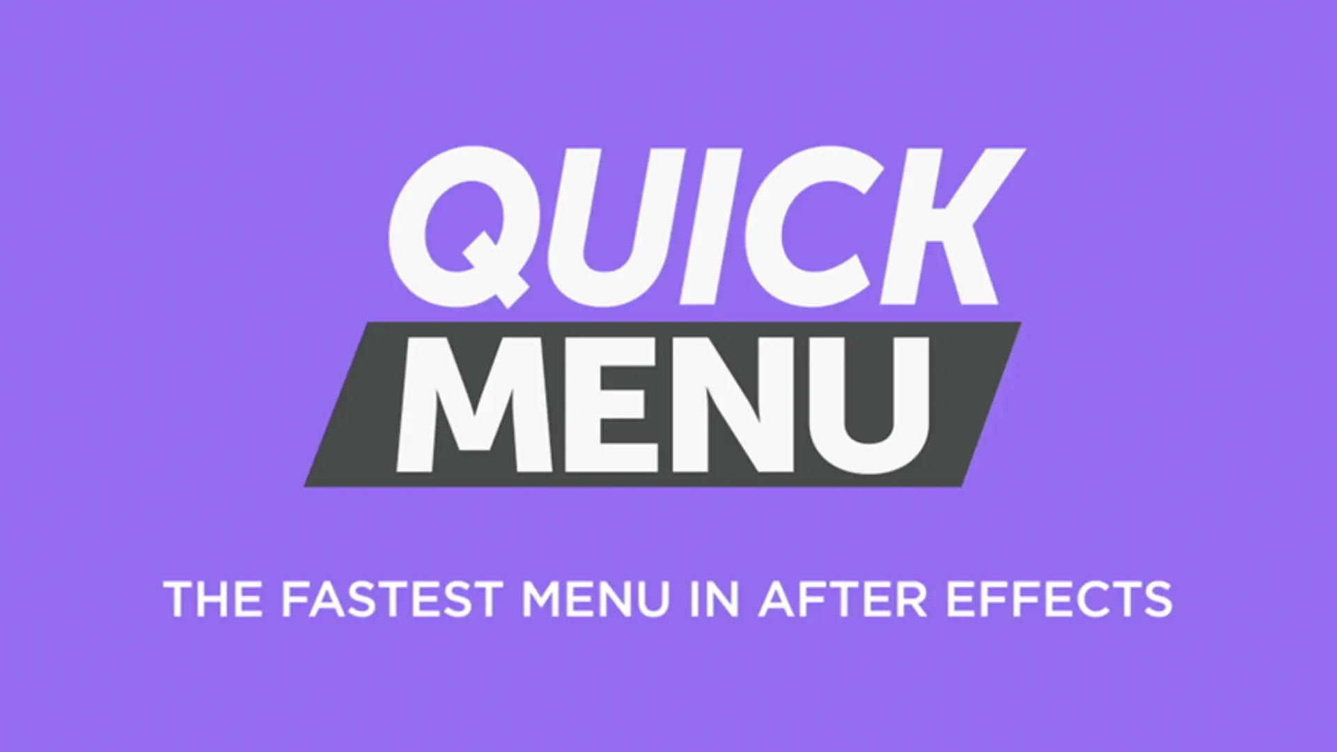 Quick Menu 2