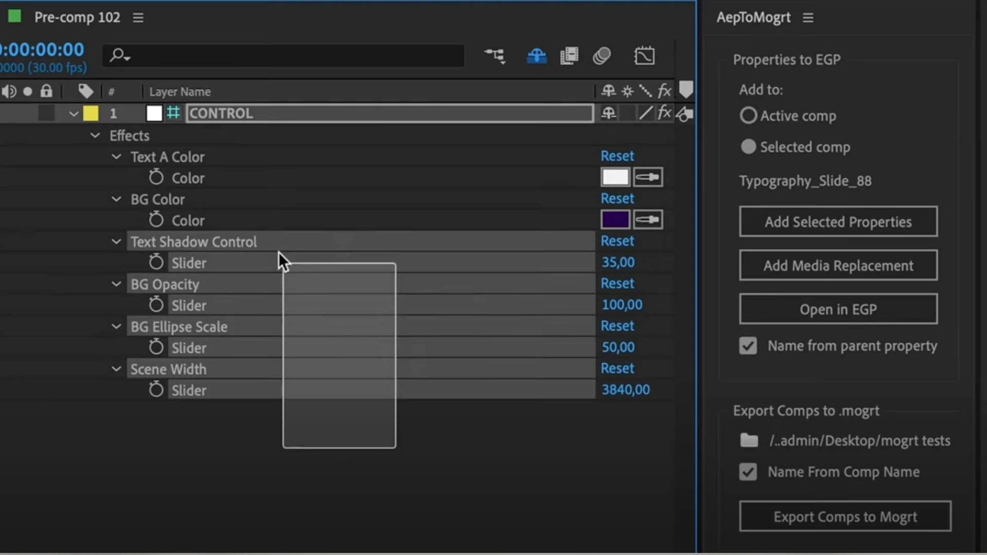 Aep to Mogrt Pro「2.0」