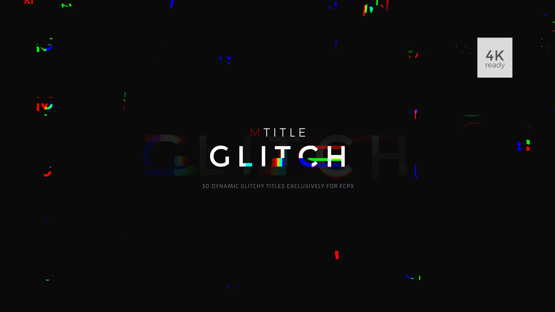 motionVFX mTitle Glitch